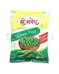 SHREE GANESH FROZEN GREEN PEAS 200 G