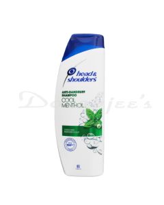 HEAD AND SHOULDERS ANTI DANDRUFF SHAMPOO COOL MENTHOL 375ML