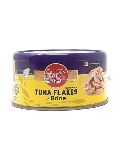 GOLDEN PRIZE TUNA IN BRINE FLAKES 185G