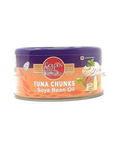 GOLDEN PRIZE TUNA IN SOYA CHUNKS 185G