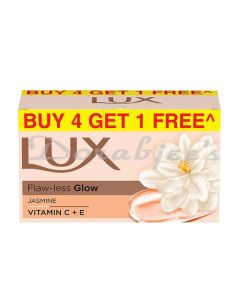 LUX FLAWLESS GLOW BATHING SOAP INFUSED WITH VITAMIN C & E  BUY 4 GET 1 FREE 5X150G