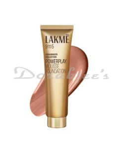 LAKME 9 TO 5 WEIGHTLESS MOUSSE FOUNDATION ROSE HONEY 25 G