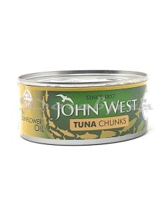 JOHN WEST TUNA CHUNK SUNFLOWER OIL 145G