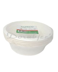 PAPPCO BIO DEGRADABLE BAGASSE HAPPY BOWL 350ML