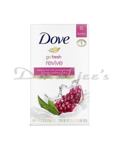 DOVE BEAUTY BAR FOR SOFTER AND SMOOTHER SKIN POMEGRANATE AND LEMON  SOAP PACK OF 6 637G