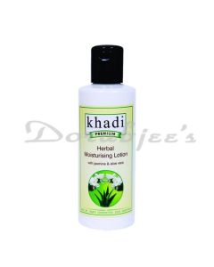 KHADI PREMIUM HERBAL MOISTURIZING LOTION WITH JASMINE AND ALOE VERA 210ML