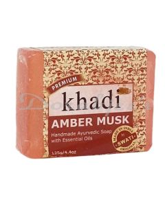 KHADI NATURAL AMBER MUSK SOAP 125 G