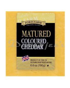 FORD FARM CHEESE MATURE COLOR CHEDDAR 190G