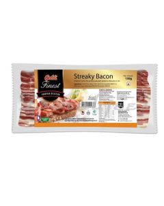 GOLDIES FINEST STREAKY PORK BACON 150G