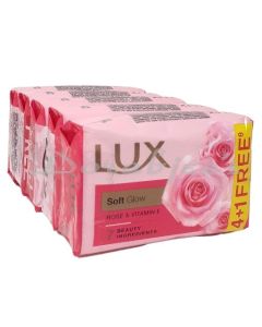 LUX ROSE SOFT GLOW SOAP 100 4+1