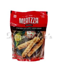 MEATZZA FROZEN CHICKEN SEEKH KEBAB HOT AND SPICY 250G