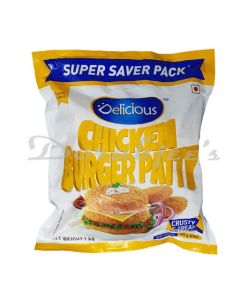 DELICIOUS FROZEN CHICKEN BURGER PATTY 1KG