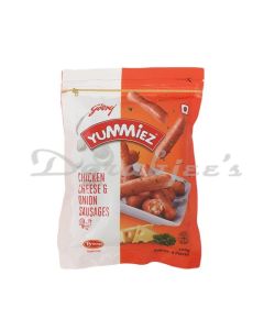 GODREJ YUMMIEZ FROZEN CHEESE & ONION CHICKEN SAUSAGES 250