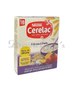 NESTLE CERELAC 5GRAIN FRUIT 375G