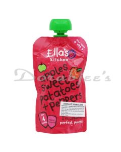 ELLAS KITCHEN BABY FOODS ORGANIC PEPPERS SWEET POTATO APPLE 120G