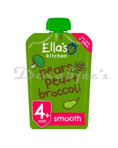 ELLAS KITCHEN BABY FOOD  4 MONTHS ORGANIC BROCCOLI PEAR AND PEAS 120G