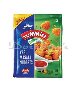 GODREJ YUMMIEZ FROZEN VEG MASALA NUGGETS 400G