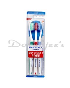 SENSODYNE SENSITIVE TOOTH BRUSH 2+1