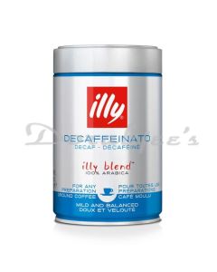 ILLY ESPRESSO DECAFFEINATED GROUND COFFEE 250G