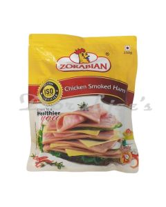 ZORABIAN FROZEN CHICKEN SMOKED HAM 250G