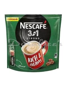 NESCAFE 3 IN 1 STRONG 20 BAG  INSTANT COFFEE