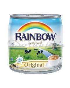 RAINBOW FULL CREAM STERILIZED EVAPORATED MILK 160 ML