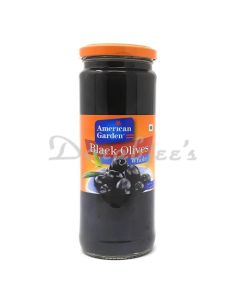 AMERICAN GARDEN BLACK OLIVE WHOLE  260G