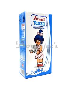 AMUL TAZA MILK           1 LTR