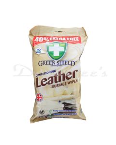 GREEN SHIELD LEATHER WIPES 70