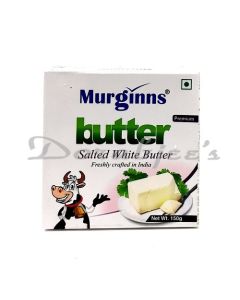 MURGINNS SALT WHITE BUTTER 150G