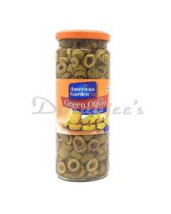 AMERICAN GARDEN GREEN OLIVE SLICED 230G