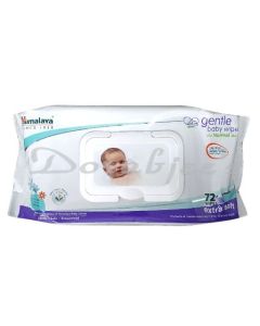 HIMALAYA GENTLE BABY WIPES 72S