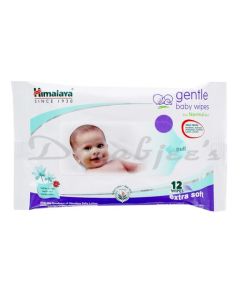 HIMALAYA GENTLE BABY WIPES 12S