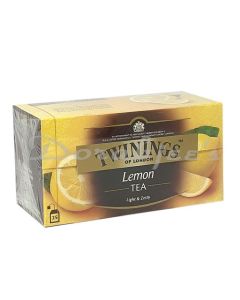 TWININGS LEMON BLACK TEA BAGS 25