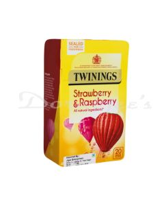 TWININGS STRAWBERRY RASPBERRY INFUSION 25S