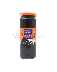 AMERICAN GARDEN BLACK OLIVE SLICED 230G