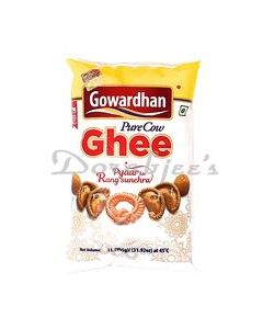 GOWARDHAN PURE GHEE POLY PACK  1 LTR