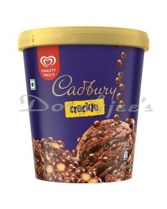 KWALITY WALLS ICE CREAM ICE CREAM  CADBURY CRACKLE 700 ML