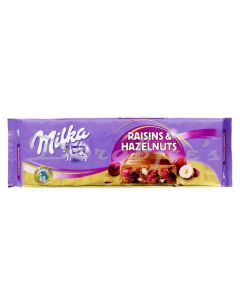 CT CHOCOLATES  - MILKA RAISIN & NUT 300G