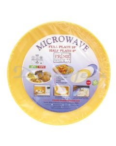 PRIME MICROWAVEABLE HALF PLATE 3P 8