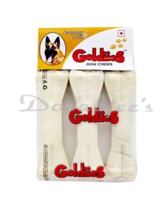 GOLDIIES DOG BONE CHEWS MEDIUM 3’S ECONOMY PACK