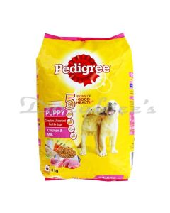 PEDIGREE PUPPY FOOD CHICKEN & MILK 3KG