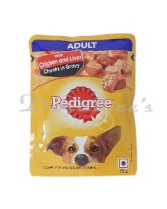 PEDIGREE CHICK LIVER CHUNK S80G