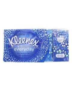 KLEENEX EVERY DAY ORIGINAL FACE TISSUE 1*8PK