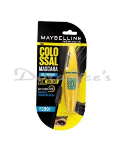 MAYBELLINE THE COLOSSAL MASCARA WATERPROOF  001 WATERPROOF BLACK