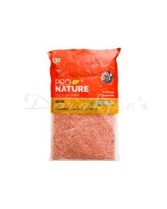 PRONATURE ORGANIC  MASOOR MALKA WH 500G