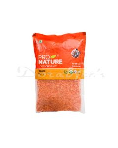 PRONATURE ORGANIC  MASOOR DAL 500G