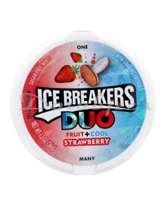 ICE BREAKERS SUGAR FREE  DUO STRAWBERRY 36G