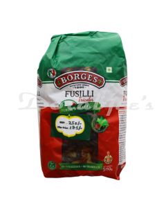 BORGES PASTA FUSILI TRI COLOR 500 G.