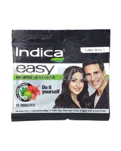 INDICA EASY SHAMPOO BASED HAIR COLOR BLACK 25ML